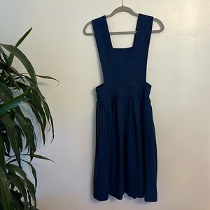 Amazing vintage wool pinafore/apron dress